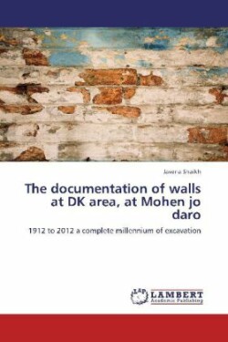 The documentation of walls at DK area, at Mohen jo daro