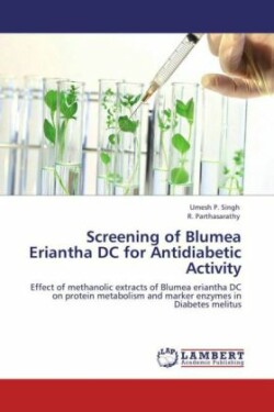 Screening of Blumea Eriantha DC for Antidiabetic Activity