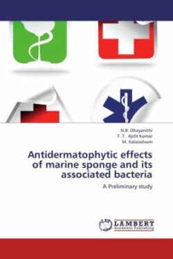 Antidermatophytic effects of marine sponge and its associated bacteria