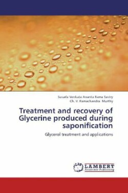 Treatment and recovery of Glycerine produced during saponification