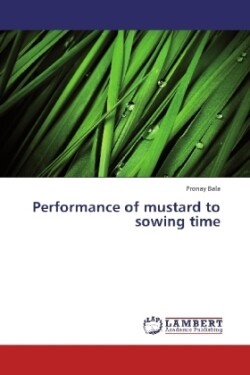 Performance of mustard to sowing time