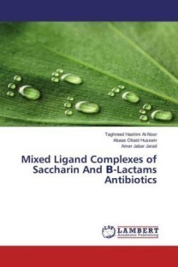 Mixed Ligand Complexes of Saccharin And -Lactams Antibiotics