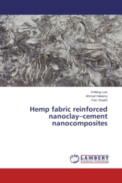 Hemp fabric reinforced nanoclay-cement nanocomposites