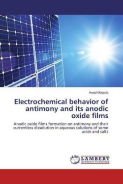 Electrochemical behavior of antimony and its anodic oxide films