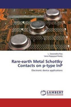 Rare-earth Metal Schottky Contacts on p-type InP