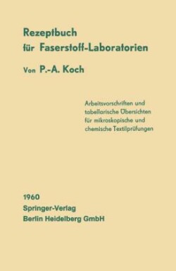Rezeptbuch für Faserstoff-Laboratorien