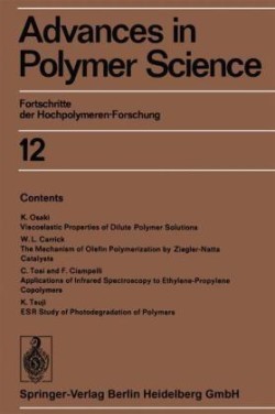 Advances in Polymer Science