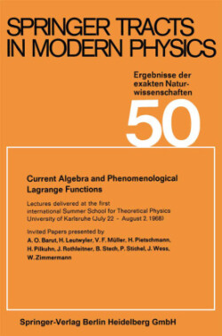 Current Algebra and Phenomenological Lagrange Functions