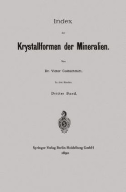 Index der Krystallformen der Mineralien