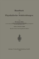 Handbuch für Physikalische Schülerübungen