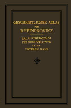 Die Herrschaften des Unteren Nahegebietes