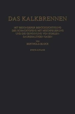 Das Kalkbrennen