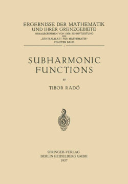 Subharmonic Functions