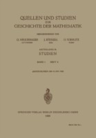 Quellen und Studien zur Geschichte der Mathematik