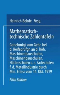 Mathematisch-technische Zahlentafeln