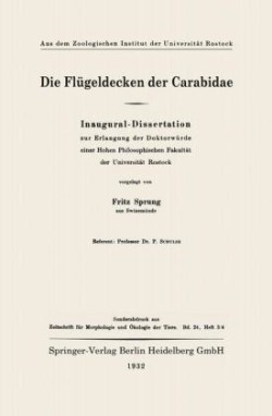 Die Flügeldecken der Carabidae