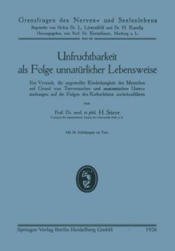 Unfruchtbarkeit als Folge unnatürlicher Lebensweise