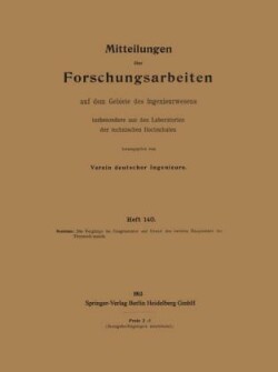 Mitteilungen über Forschungsarbeiten auf dem Gebiete des Ingenieurwesens