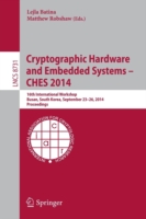 Cryptographic Hardware and Embedded Systems -- CHES 2014