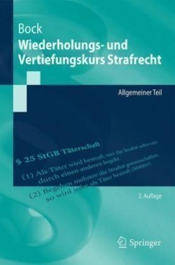 Wiederholungs- und Vertiefungskurs Strafrecht