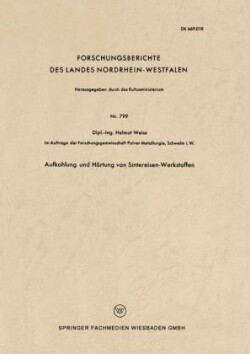 Aufkohlung und Härtung von Sintereisen-Werkstoffen