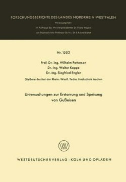 Untersuchungen zur Erstarrung und Speisung von Gußeisen