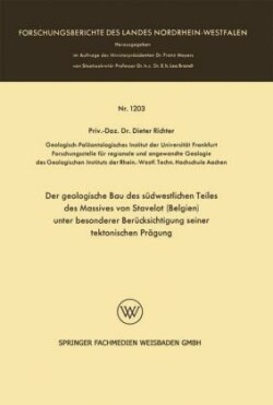 Der geologische Bau des südwestlichen Teiles des Massives von Stavelot (Belgien) unter besonderer Berücksichtigung seiner tektonischen Prägung