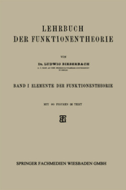 Lehrbuch der Funktionentheorie