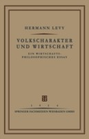 Volkscharakter und Wirtschaft