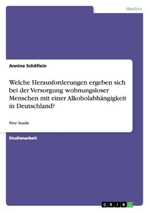 Welche Herausforderungen ergeben sich bei der Versorgung wohnungsloser Menschen mit einer Alkoholabhängigkeit in Deutschland?