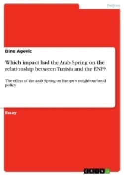 Which impact had the Arab Spring on the relationship between Tunisia and the ENP?