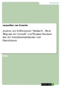 Analyse des Fallbeispiels "Stefan H. - Mein Weg aus der Gewalt" von Thomas Stuckert mit der Sozialisationstheorie von Hurrelmann