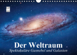 Der Weltraum. Spektakuläre Gasnebel und Galaxien (Wandkalender 2019 DIN A4 quer)