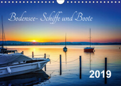Bodensee-Schiffe und Boote (Wandkalender 2019 DIN A4 quer)