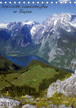 Idyllische Landschaften in Bayern (Tischkalender 2019 DIN A5 hoch)