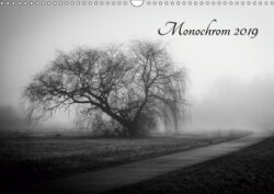 Monochrom 2019 (Wandkalender 2019 DIN A3 quer)