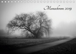 Monochrom 2019 (Tischkalender 2019 DIN A5 quer)