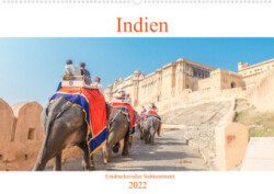 Indien - Eindrucksvoller Subkontinent (Wandkalender 2022 DIN A2 quer)