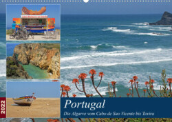 Portugal - Die Algarve vom Cabo de Sao Vicente bis Tavira (Wandkalender 2022 DIN A2 quer)