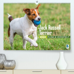 Jack Russell Terrier: flink und verspielt (Premium, hochwertiger DIN A2 Wandkalender 2022, Kunstdruck in Hochglanz)