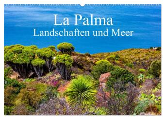La Palma - Landschaften und Meer (Wandkalender 2024 DIN A2 quer), CALVENDO Monatskalender