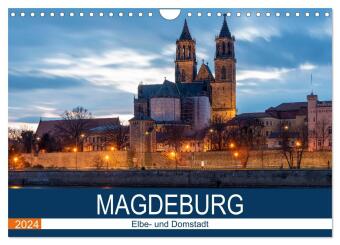 Magdeburg (Wandkalender 2024 DIN A4 quer), CALVENDO Monatskalender