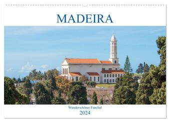Madeira - Wunderschönes Funchal (Wandkalender 2024 DIN A2 quer), CALVENDO Monatskalender