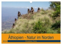 Äthiopien - Natur im Norden (Wandkalender 2024 DIN A3 quer), CALVENDO Monatskalender