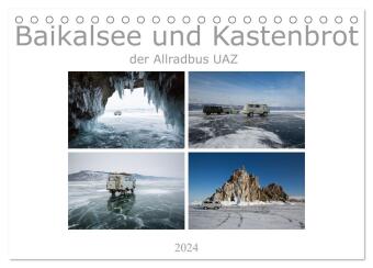 Baikalsee und Kastenbrot (Tischkalender 2024 DIN A5 quer), CALVENDO Monatskalender