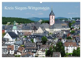 Kreis Siegen-Wittgenstein (Wandkalender 2024 DIN A2 quer), CALVENDO Monatskalender