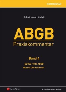 ABGB Praxiskommentar, Bd. 4, ABGB Praxiskommentar - Band 4