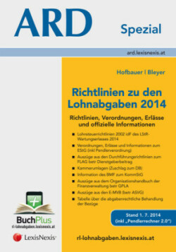 Richtlinien zu den Lohnabgaben 2014 - Richtlinien, Erlässe und offizielle Informationen