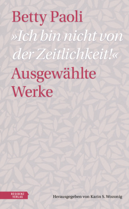 "Ich bin nicht von der Zeitlichkeit"