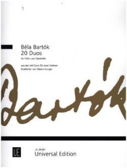 Bela Bartok 20 Duos